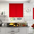 Valencia Simplicity Red Roller Blind