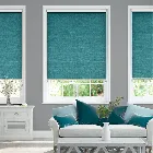 Choices Cavendish Caribbean Blue & Spring Roller Blind