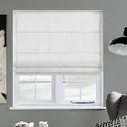 Faux Suede Mercury Roman Blind