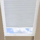 Hive Blackout White Pleated Skylight Blind