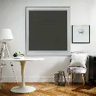 Rio Blackout Solar Charcoal Neat Fit Honeycomb Pleated Blind