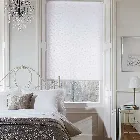 Flutter Sheer White Roller Blind