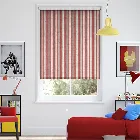 Choices Twill Stripe Linen Party Red Roller Blind