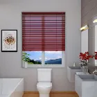Rich Red Aluminium Venetian