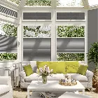Duoshade Grey Weave Perfect Fit Thermal Blind