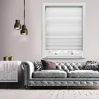 Lexington Blockout White Solar/thermal Pleated Free-hanging Blind