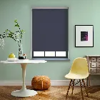 Bella Blackout Indigo Blue Electric Roller Blind