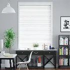 Bright White Wooden Blind - 50mm Slat
