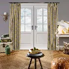 Scandi Birds Mustard Curtain