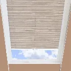 Mineral Solar Fawn Pleated Skylight Blind