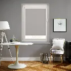 Unishade Blackout Fr Dove Grey Perfect Fit Roller Blind
