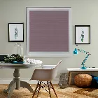 Palma Aubergine Neat Fit Honeycomb Pleated Blind