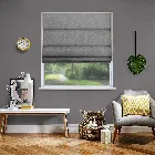 Malta Mid Grey Roman Blind