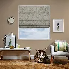 Moonseed Praline Roman Blind