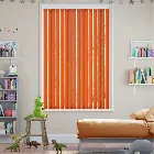 Valencia Orange Embers Vertical Blind