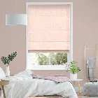Leyton Pale Pink Roman Blind