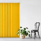 Unishade Blackout Fr Luna Yellow 89mm Vertical Blind