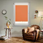 Unicolour Fr Rayon Orange Perfect Fit Roller Blind