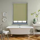 Bella Blackout Moss Green Electric Roller Blind