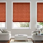 Smooth Sisal Burnt Ochre Roman Blind