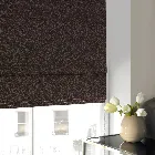 Hexham Chocolate Roman Blind - Standard Lining