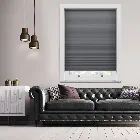 Lexington Blockout Anthracite Solar/thermal Pleated Free-hanging Blind