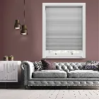 Lexington Blockout Dove Grey Solar/thermal Pleated Free-hanging Blind