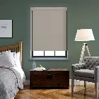 Bella Blackout Grey Whisper Electric Roller Blind