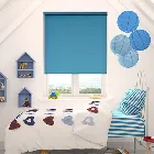 Cordoba Blackout Fantasy Blue Roller Blind