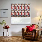 Abstract Arc Tabasco Roman Blind