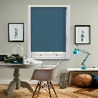 Unishade Blackout Fr Lapis Blue Roller Blind
