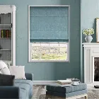 Cavendish Lagoon Blue Roman Blind