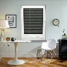 Mirabella Solar Crush Pewter Sheen Solar/thermal Perfect Fit Pleated Blind