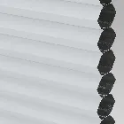 Perfect Fit Hive Blackout White Duo Thermal Blind