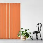 Splash Tango Orange 89mm Vertical Blind