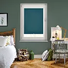 Splash Dark Teal Blue Perfect Fit Roller Blind