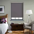 Unishade Blackout Fr Dark Grey Electric Roller Blind