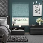 Eternity Linen Teal Roman Blind