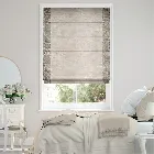 Luxe Faux Silk Crush Bronze Roman Blind