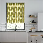 Two Colour Stem Olive Roller Blind
