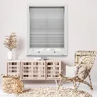 Lexington Dove Grey Thermal Pleated Free-hanging Blind