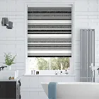 Splash Blackout Calcutta Stripe Slate Roller Blind