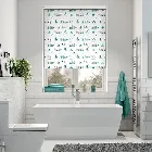 Splash Blackout Beach Hut Aqua Roller Blind