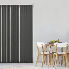 Unicolour Fr Black 127mm Vertical Blind