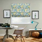 Twirl Lemon Zest Roman Blind