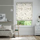 Cranes In Flight Stone Roman Blind