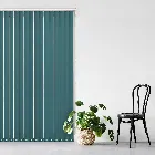 Bella Blackout Teal Blue 89mm Vertical Blind