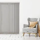 Unilux Pvc Blackout Grey 89mm Vertical Blind