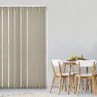 Unicolour Fr Taupe Brown 89mm Vertical Blind