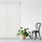 Unilux Pvc Blackout White 89mm Vertical Blind